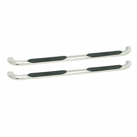 Westin 21-4130 Platinum 4 Oval Nerf Bars fits 2019-2024 Silverado Sierra 1500 Crew Cab (Exc 2019 Silverado LD/Sierra 1500 Limited) Stainless Steel Pair