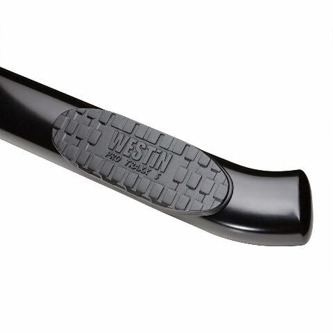 Westin 21-534565 PRO TRAXX 5 Oval Wheel to Wheel Nerf Bars fits 2007-2018 Silverado Sierra 1500 Crew Cab 5'5" Bed (Exc 2007 Classic) Black Pair