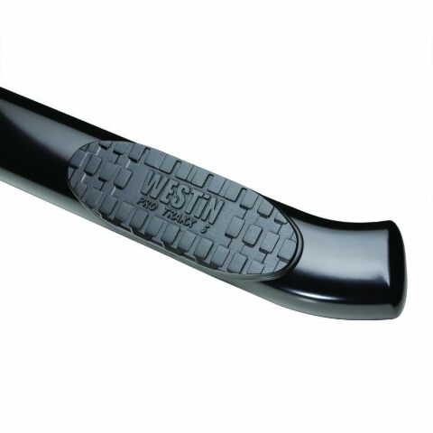 Westin 21-534595 PRO TRAXX 5 Oval Wheel to Wheel Nerf Bars fits 2007-2019 Silverado Sierra 1500 2500 3500 6'5" Bed & Dually 8' Bed Extended Cab (Exc 2007 Classic) Black Pair