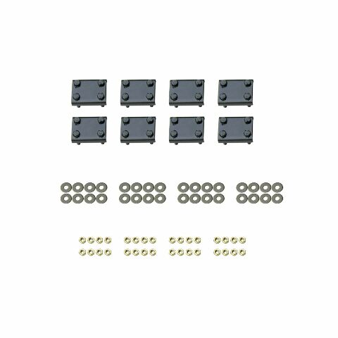 Westin 22-1665 Premier Oval Nerf Bar Mount Kit fits 2007-2021 Tundra Double Cab CrewMax Black Pair