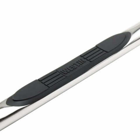 Westin 23-2400 E-Series 3 Round Nerf Bars fits 2004-2006 Tundra Double Cab Polished Pair