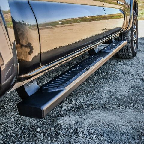 WESTIN 28-51135 R5 Nerf Bars fits 2005-2023 Tacoma Double Cab Black Pair