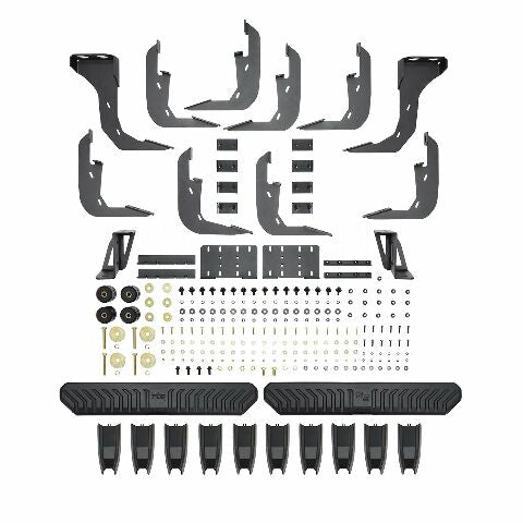 Westin 28-5234760 R5 M-Series Wheel-to-Wheel Nerf Bars XD fits 2020-2024 Silverado Sierra 2500 3500 Crew Cab 6'5" Bed Polished Pair