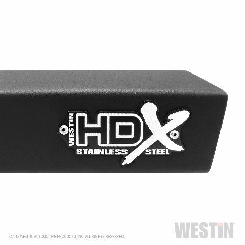 Westin 56-132952 HDX Stainless Drop Nerf Step Bars fits 2007-2018 Wrangler JK Unlimited 4dr Textured Black 1 Pair