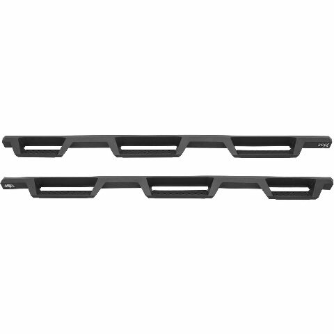 Westin 56-534595 HDX Drop Wheel to Wheel Nerf Bars fits 2014-2019 Silverado Sierra 1500 2500 3500 Double Cab 6'5" Bed & Dually 8' Bed Textured Black Pair