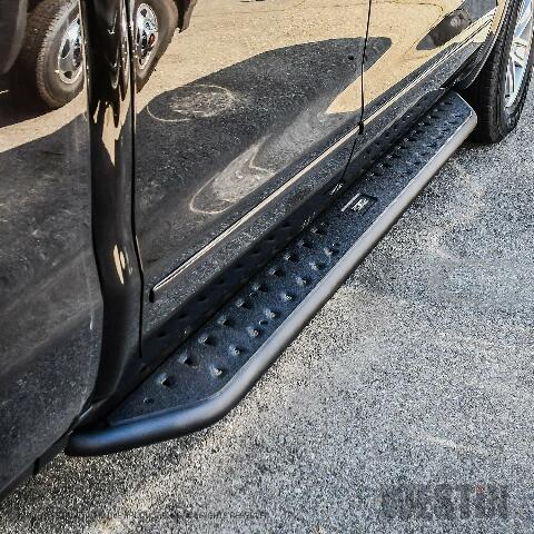 Westin 58-53715 Outlaw Nerf Bars Compatible with Silverado Sierra 1500  Silverado LD Sierra 1500 Limited 2015- Silverado Sierra 2500 3500 Double Cab Textured Black Pair 2019