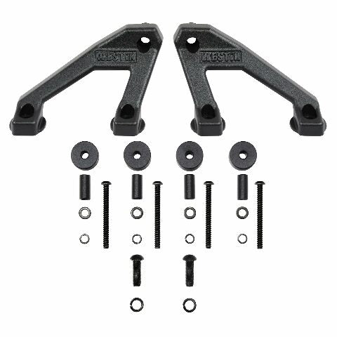 Westin 62-41075 Cowl Mount LED Light Brackets fits 2018-2025 Wrangler JL 2020-2025 Gladiator (Exc Mohave, Rubicon 392 and 4xe)
