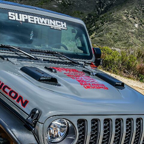 Westin 62-41115 LED Hood Scoops Compatible with Wrangler JL 2-Door Wrangler JL Unlimited 4 Door (Excl Sport, Sport S and Sahara)  Gladiator (Exc Sport, Sport S, Overland, North Edition) 2020-2025