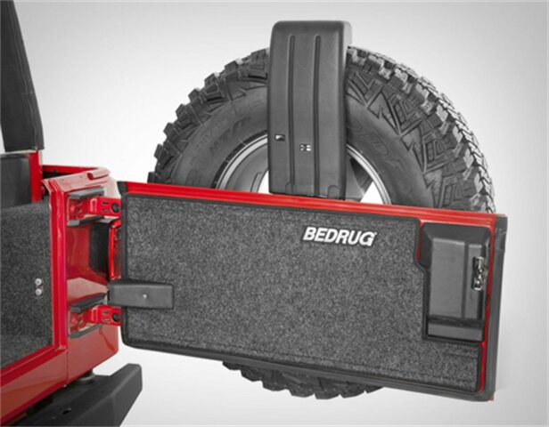 Bedrug Tailgate Mat | 1997 - 2006 Jeep Wrangler TJ/LJ, Charcoal Grey, 1 pc. | BRTJTG