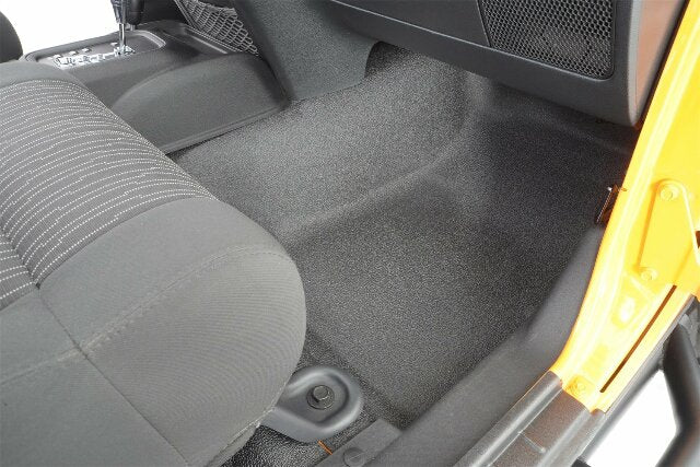 Bedrug BTJK07F4 Set of Grey BedTred Liners fits 2007 2018 Wrangler JK 4 Door - Fully Waterproof & Mold Resistant - Custom Molded - Non Skid Texture