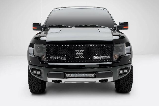 ZROADZ 2010-2014 FORD F150-RAPTOR Z325661 Black Front Bumper LED Bracket