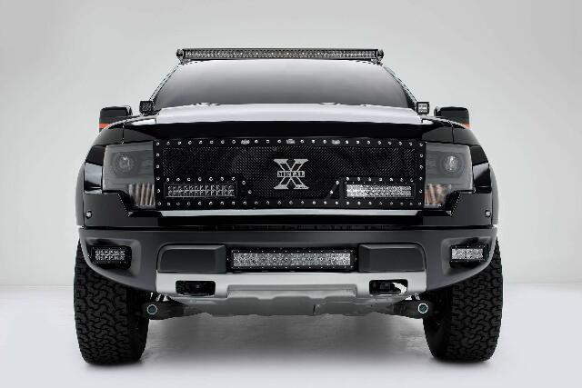 ZROADZ 2010-2014 FORD F150-RAPTOR Z325661 Black Front Bumper LED Bracket