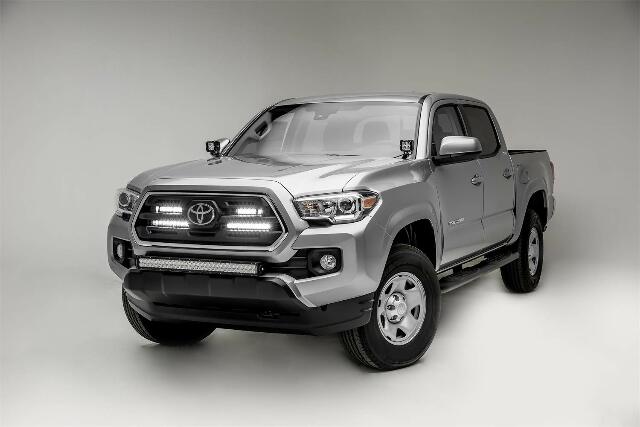 ZROADZ 2018-2022 Toyota Tacoma Front Bumper Center LED Bracket to Mount 30 Inch LED Light Bar - Z329511