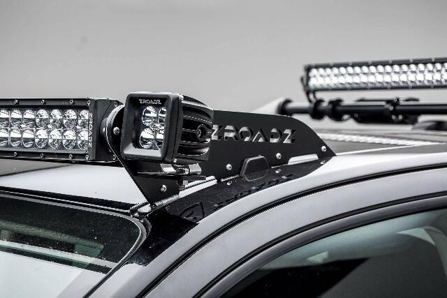 ZROADZ Front Roof LED Bracket to mount (2) 3 Inch LED Pod Lights - PN #Z330001 Black