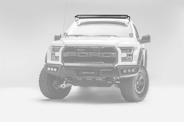 ZROADZ Z335662-KIT-C Front Roof LED Kit; Incl. [1] 52 in. LED Curved Double Row Light Bar and Universal Wiring Harness;