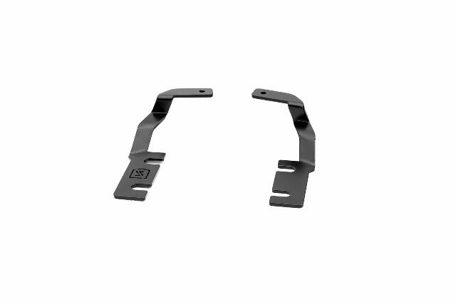 ZROADZ Ditch Hood Hinge LED Mounting Bracket - Compatible w/ 2019-2021 Ford Ranger - to Mount (2) 3 Inch LED Pod Lights - Mild Steel Gloss Black - Bolt-On Easy Installation - PN #Z365821