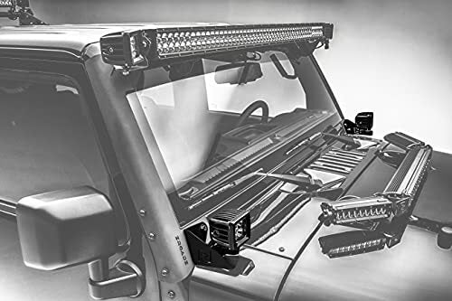 2007-2018 Jeep JK A Pillar LED Kit with (2) 3 Inch LED Pod Lights - PN #Z374814-KIT