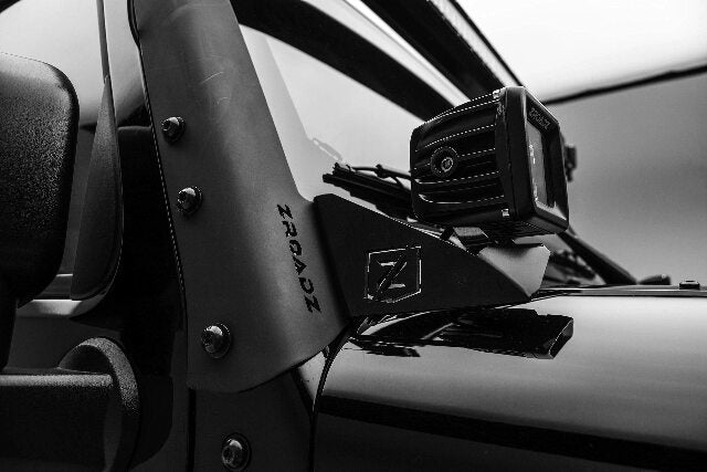 2007-2018 Jeep JK A Pillar LED Kit with (2) 3 Inch LED Pod Lights - PN #Z374814-KIT