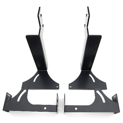 ZROADZ Under Rear Bumper LED Mounting Bracket - Compatible w/ 2015-2019 Chevrolet Silverado 2500, 3500 Non-Diesel - to Mount (2) 6 Inch ZROADZ or similar style LED Lights (Not Included) - PN Z381221