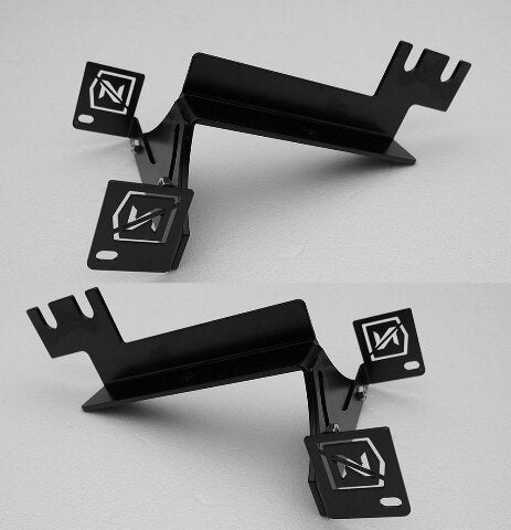 ZROADZ Under Rear Bumper LED Mounting Bracket & Kit - Compatible w/ 2017-2022 Ford F-250, F-350, F-450, F-550 - with (2) 6 Inch ZROADZ LED Lights (Included) with Wiring Harness - PN Z385471-KIT