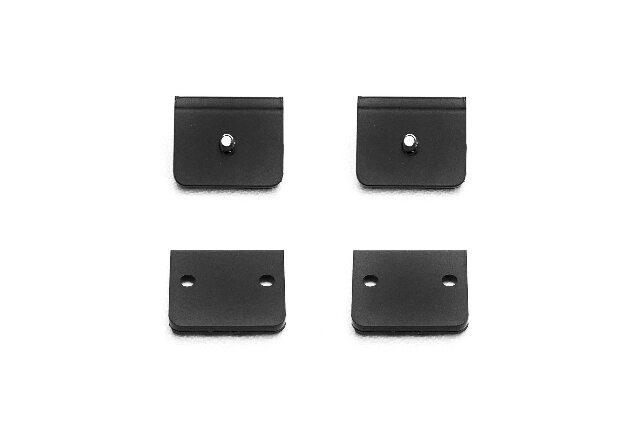 ZROADZ Universal Panel Clamp LED Bracket, Black, Mild Steel, Bolt-on, no drilling required, to mount (1) 3 Inch ZROADZ or similar style LED Pod Lights (Z390001)