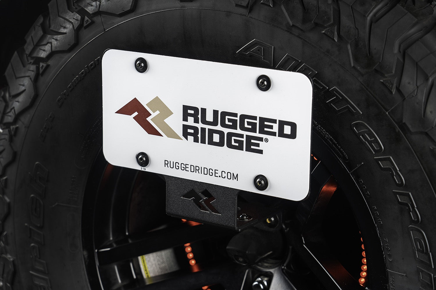 Rugged Ridge 11585.25 Tag Relocation Bracket Fits 18-22 Wrangler (JL)