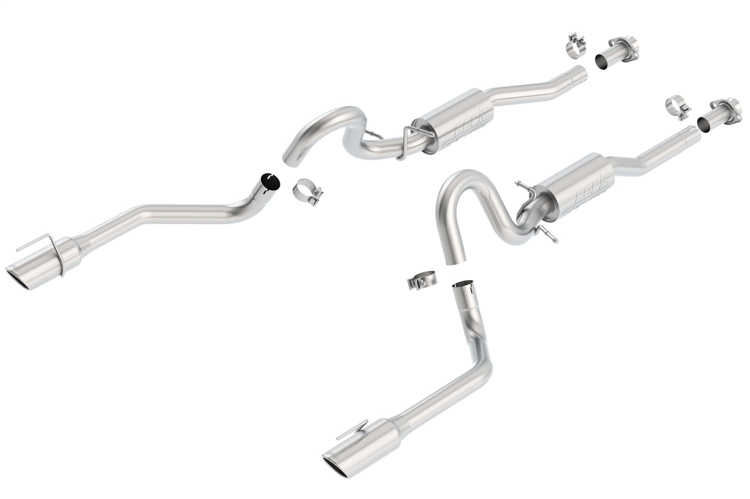 Borla 140067 S-Type Cat-Back Exhaust System Fits 99-04 Mustang