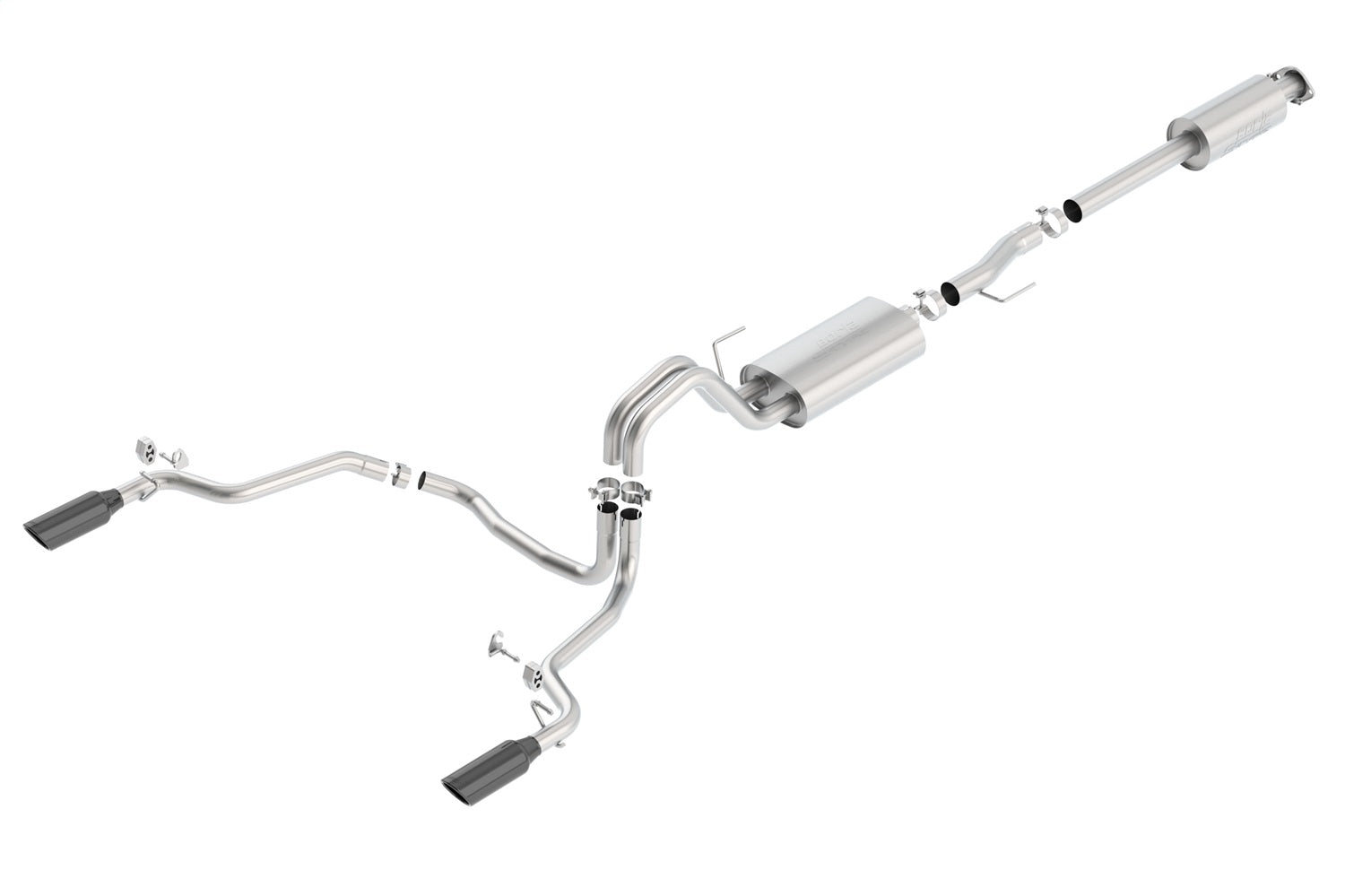 Borla 140615BC S-Type Cat-Back Exhaust System Fits 15-20 F-150