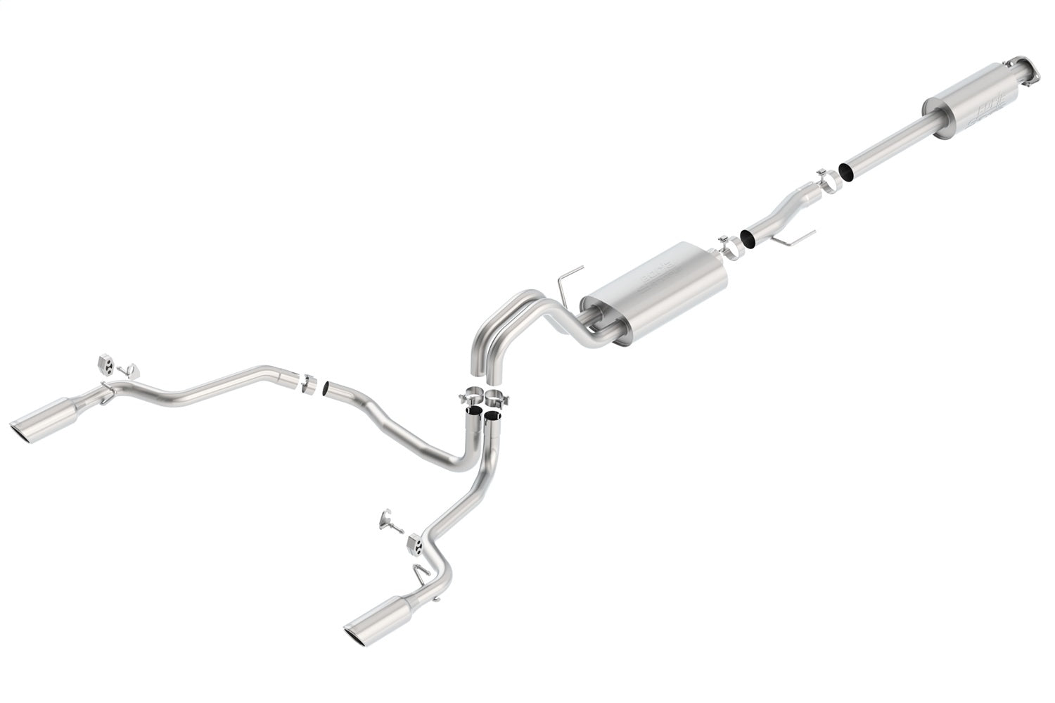 Borla 140615 S-Type Cat-Back Exhaust System Fits 15-20 F-150