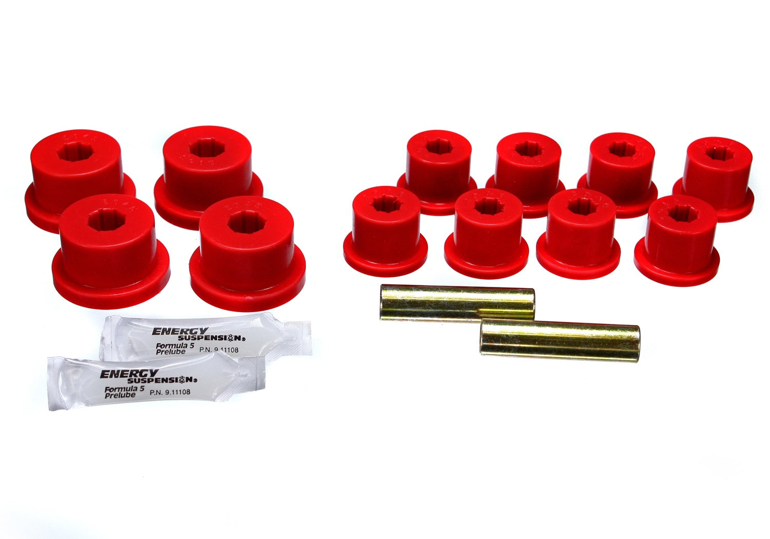 Energy Suspension 1.2101R Leaf Spring Bushing Set Fits 86-95 Samurai