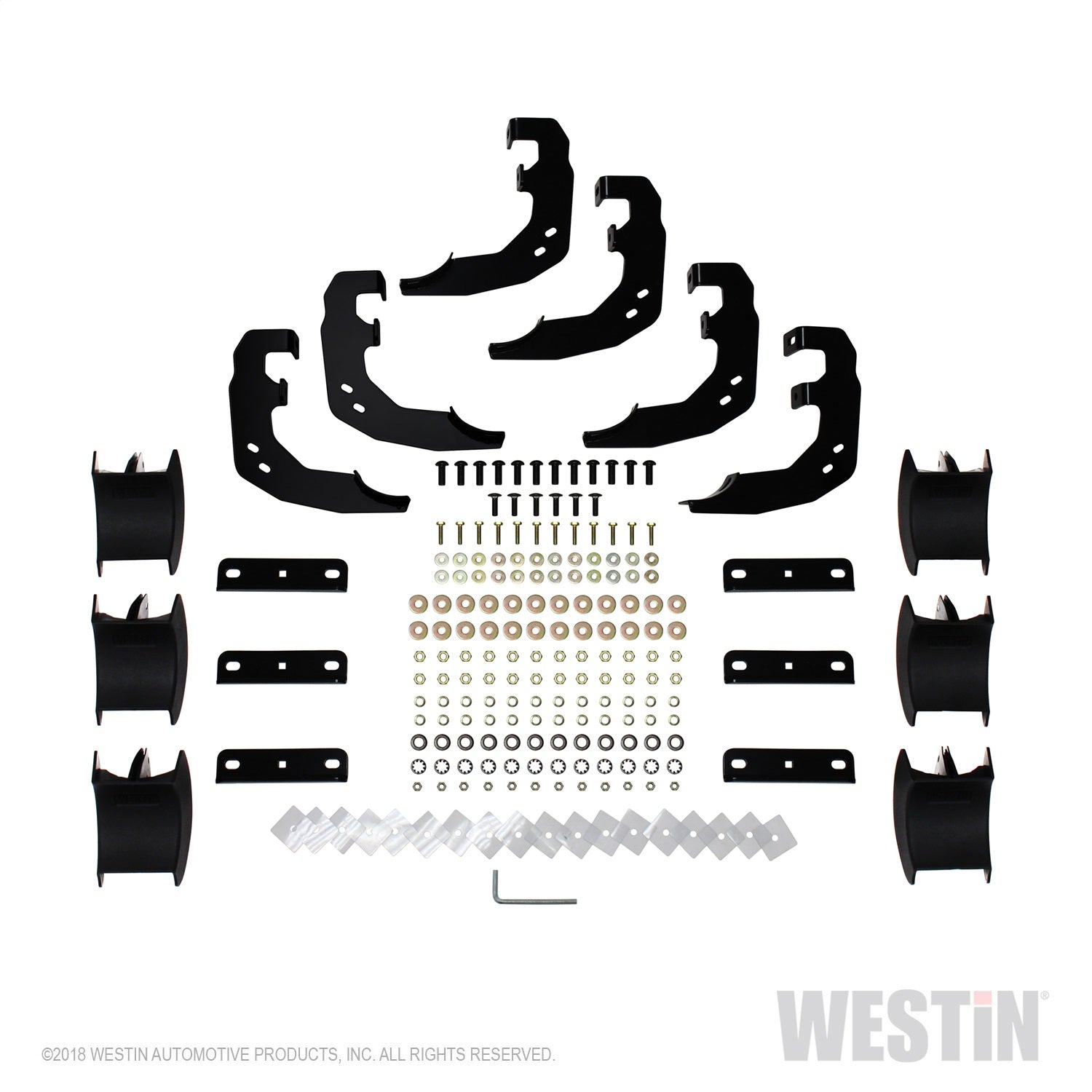 Westin 21-24085 Pro Traxx 4 Oval Nerf Step Bars fits 2019-2023 Ram 1500 Crew Cab (Excl. Ram 1500 Classic) Black 1 Pair