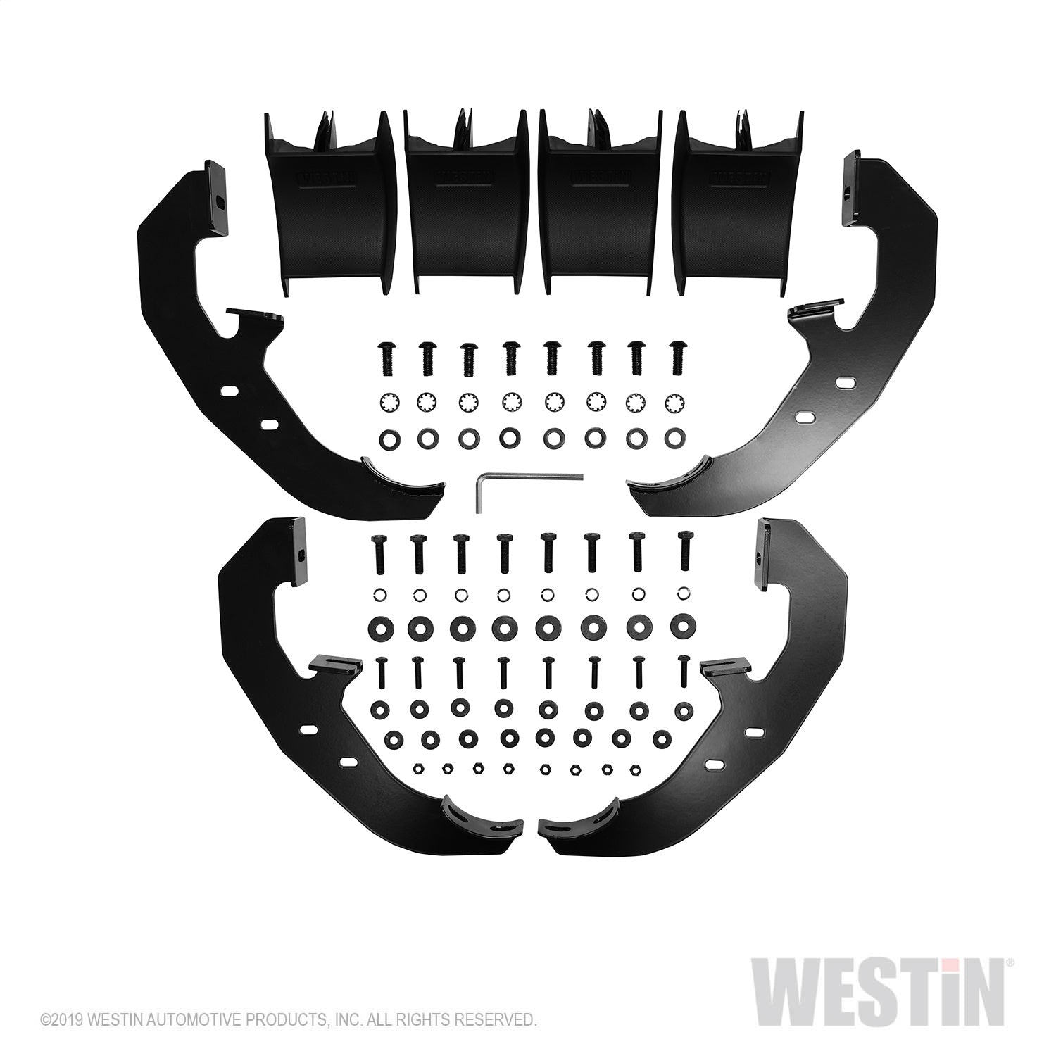Westin 21-24115 PRO TRAXX 4 Oval Nerf Bars fits 2019-2024 Silverado Sierra 1500 2020-2024 Silverado Sierra 2500 3500 Standard Cab Black Pair