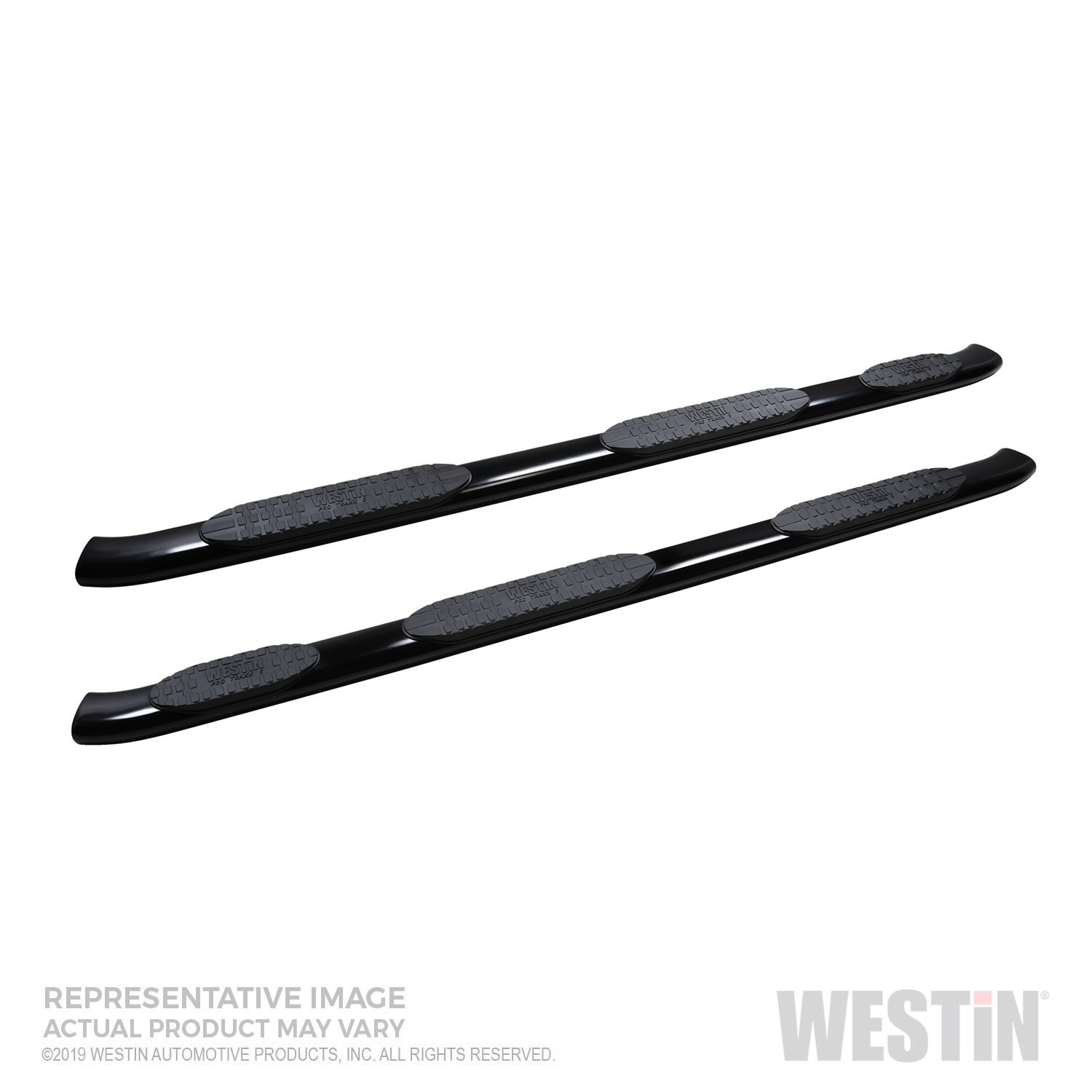 Westin 21-534715 PRO TRAXX 5 Oval Wheel to Wheel Nerf Step Bars