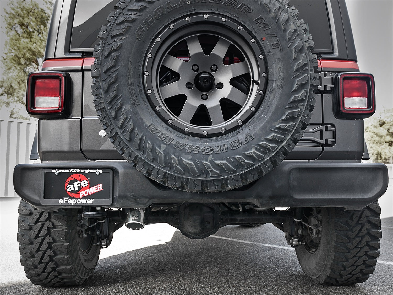 AFE Filters 49-48075-P MACH Force-Xp Axle-Back Exhaust System Fits Wrangler (JL)