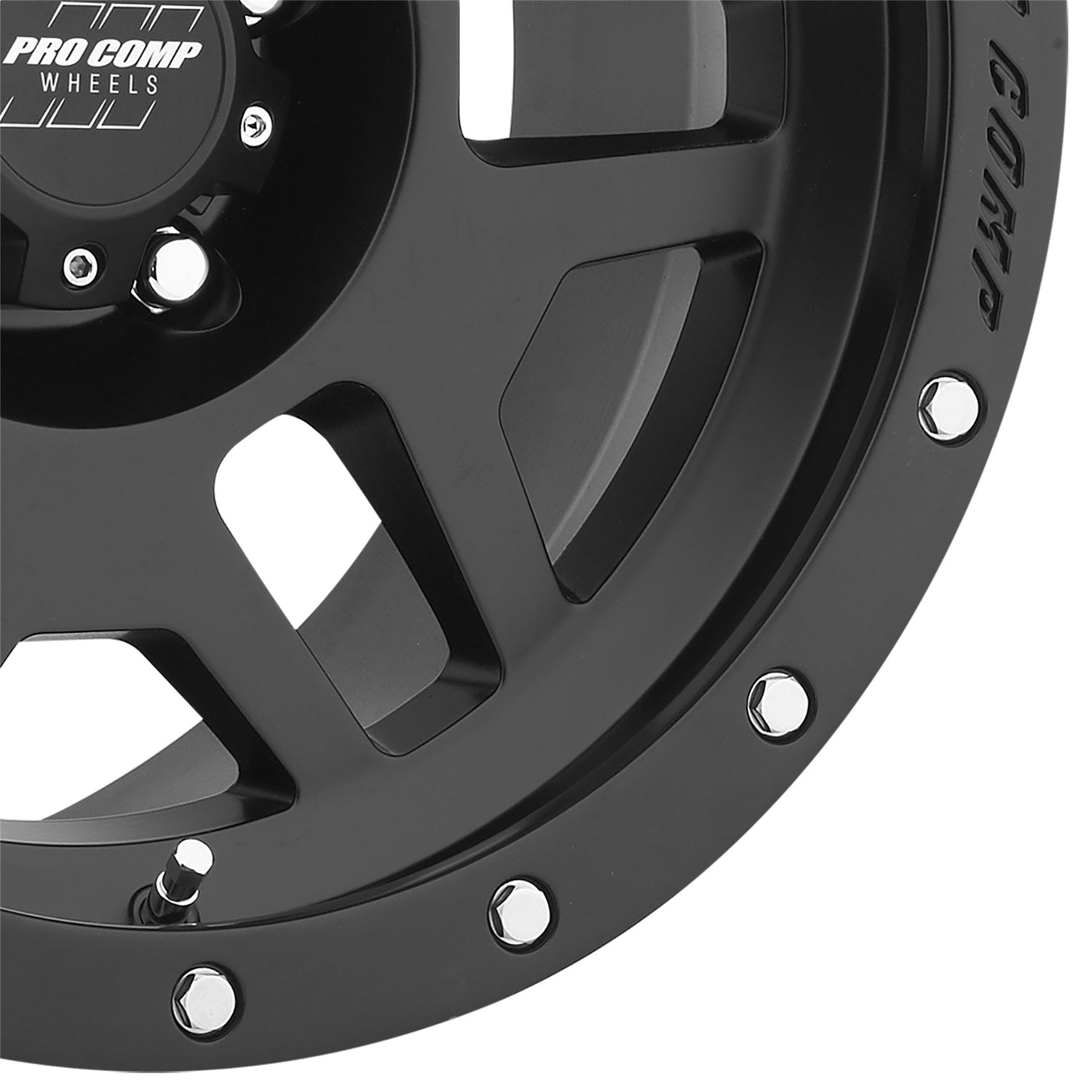 Pro Comp Wheels 5041-897350 Phaser Series 41 Satin Black Finish