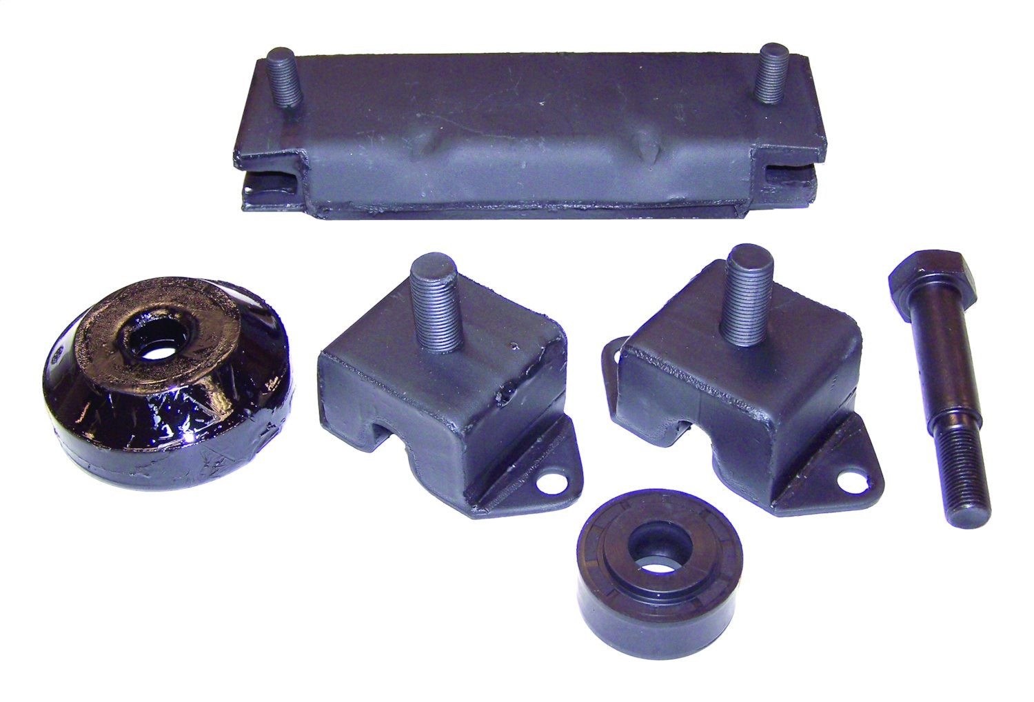 Crown Automotive 638629K Engine Mount Kit Fits CJ3 CJ5 CJ5A CJ6 CJ6A Willys