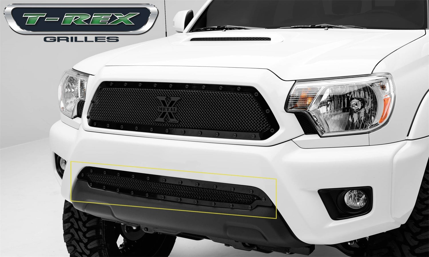 T-Rex Grilles 6729381-BR Stealth X- Metal Series Bumper Grille Fits 12-15 Tacoma