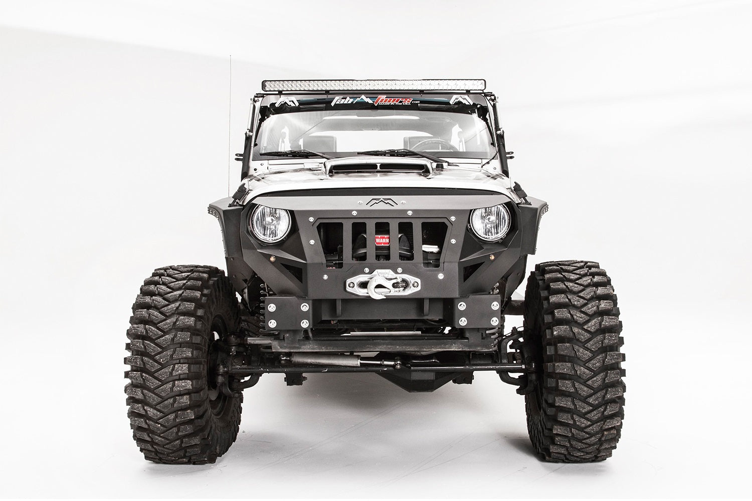 Fab Fours GR1000-1 Grumper Grill/Front Bumper Fits 07-18 Wrangler (JK)