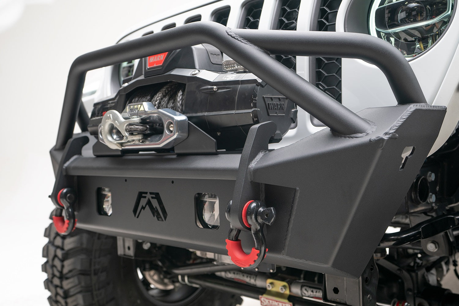 Fab Fours Inc. JL18-B4752-B Front Bumper Fits Jeep Wrangler