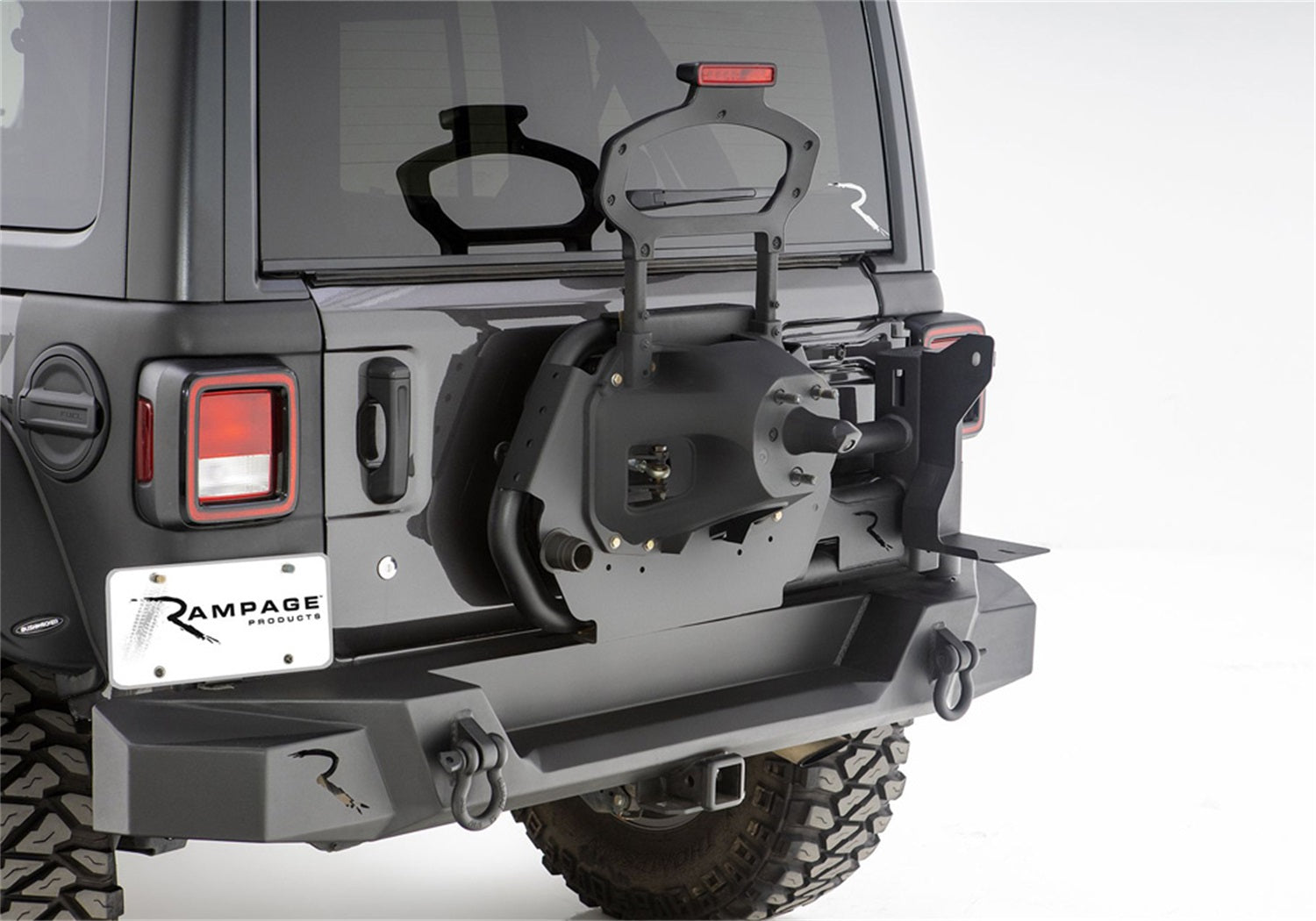 Rampage 9950917 Trail Guard Tire Carrier Fits 18-22 Wrangler (JL)
