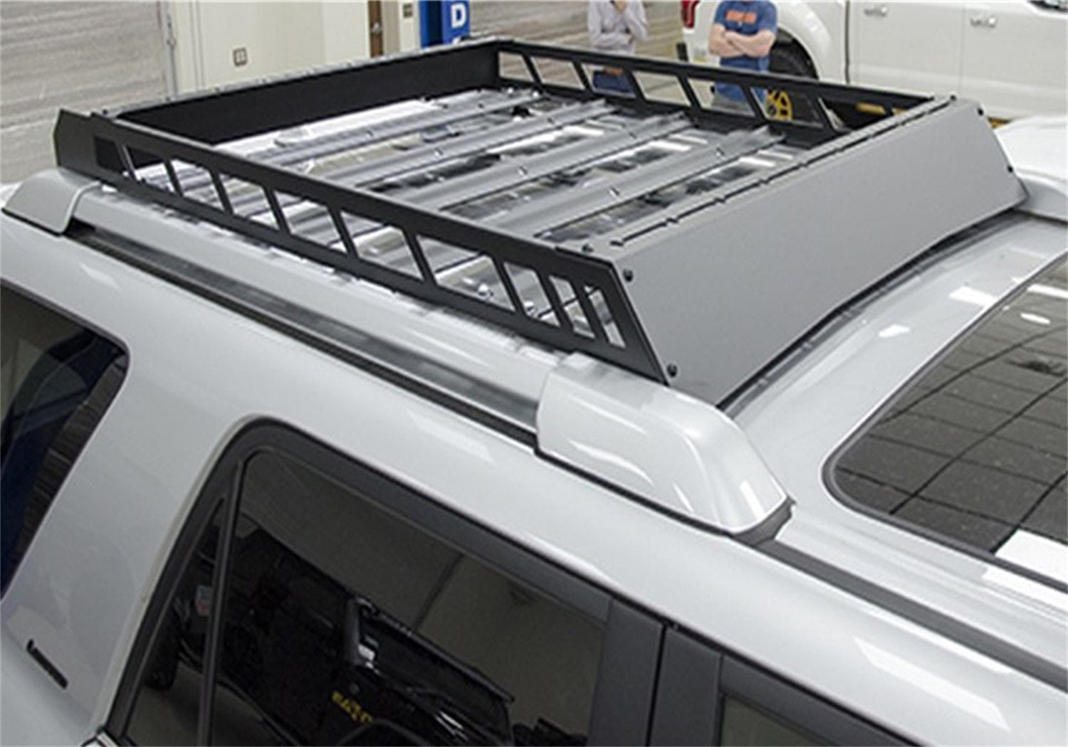 n-FAB T102MRF Textured Black Roof Rack; Aluminum Modular Roof Rack Toyota 4 Runner Fits All Styles 4 Door 10-17