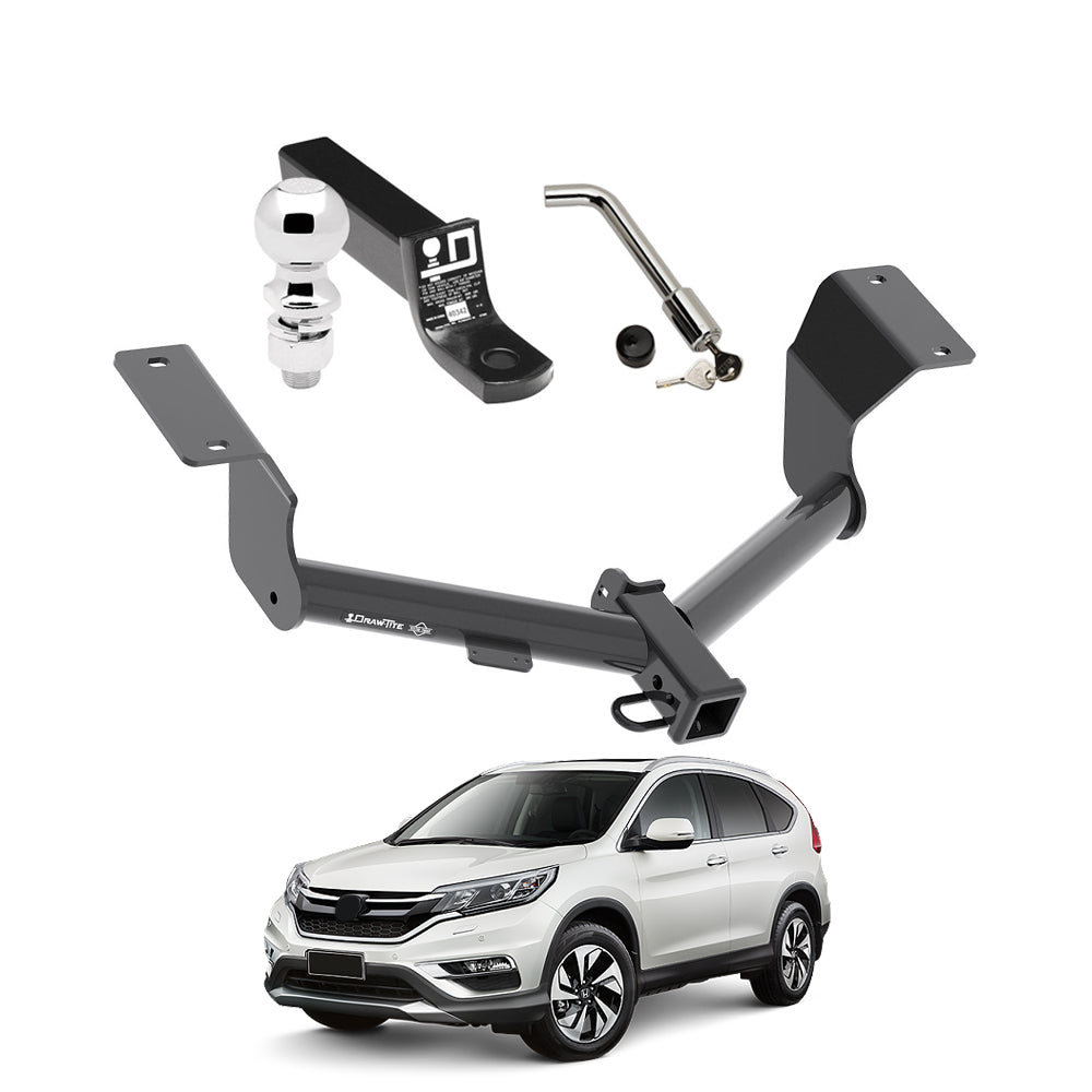 Draw Tite Towing Kit (Frame Receiver + Ball Mount + Pin Lock) for 2017-2019 Honda CR V