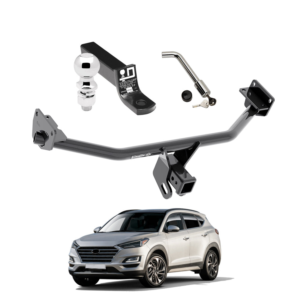 Draw Tite Towing Kit (Frame Receiver + Ball Mount + Pin Lock) for 2016-2019 Hyundai Tucson