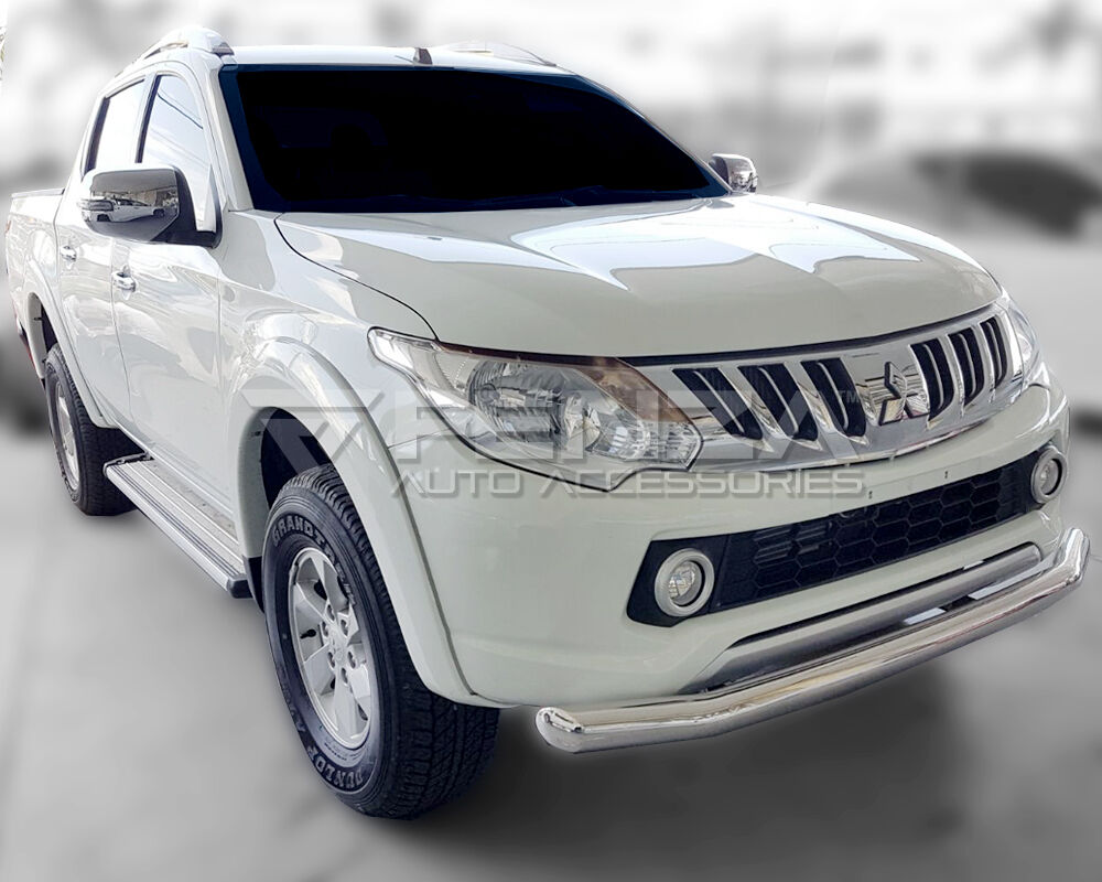 Lower front bumper guard for 2016-2018 mitsubishi triton l-200 stainless steel